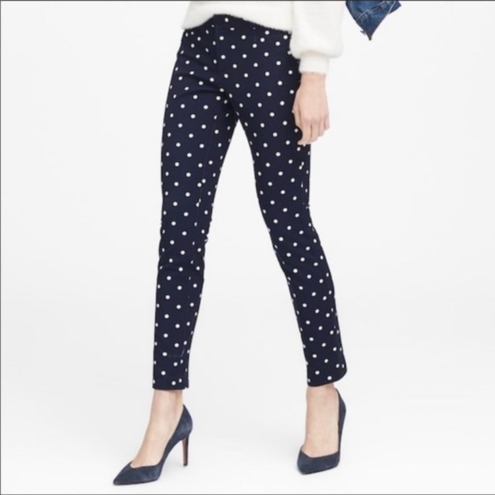 Banana Republic Sloan polka dot pants